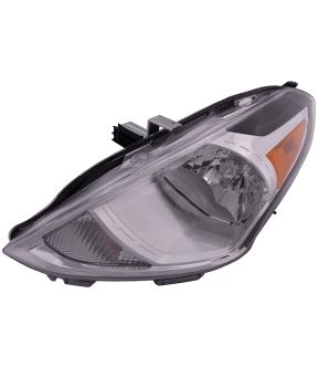 Left Driver Side Headlight For 15-19 Nissan Versa; CAPA Certified