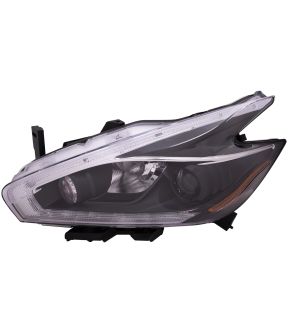 Left Driver Side Headlight For 18 Nissan Murano; CAPA Certified