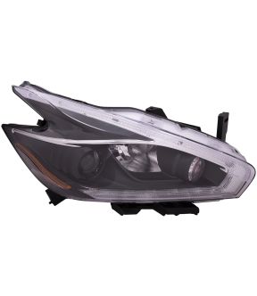 Right Passenger Side Headlight For 18 Nissan Murano; CAPA Certified
