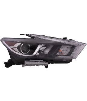 Right Passenger Side Headlight For 16-18 Nissan Maxima; CAPA Certified