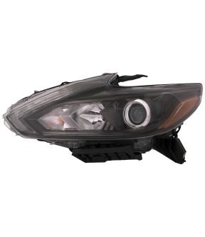 Left Driver Side Headlight For 16-18 Nissan Altima; CAPA Certified