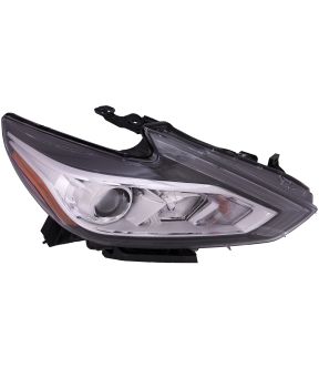 Right Passenger Side Headlight For 16-18 Nissan Altima; CAPA Certified