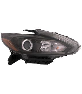 Right Passenger Side Headlight For 16-18 Nissan Altima; CAPA Certified