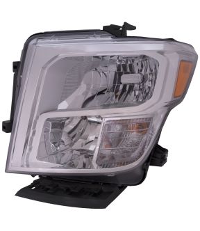 Left Driver Side Headlight For 17-23 Nissan Titan, 16-23 Nissan Titan XD; CAPA Certified