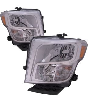 Headlight Set For 17-23 Nissan Titan, 16-23 Nissan Titan XD; CAPA Certified