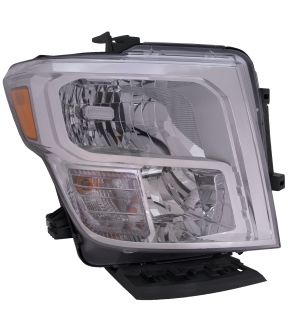 Right Passenger Side Headlight For 17-23 Nissan Titan, 16-23 Nissan Titan XD; CAPA Certified
