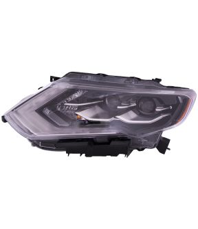 Left Driver Side Headlight For 17-18 Nissan Rogue; CAPA Certified