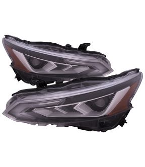 Headlight Set For 19-22 Nissan Altima; CAPA Certified