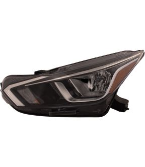 Left Driver Side Headlight For 20-22 Nissan Versa; CAPA Certified