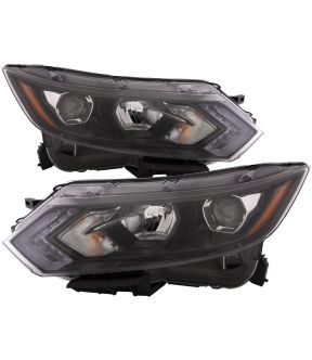 Headlight Set For 20-22 Nissan Rogue Sport; CAPA Certified