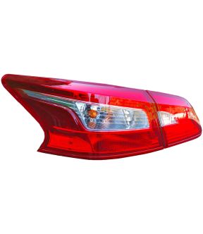 Left Driver Side Tail Light For 16-19 Nissan Sentra; CAPA Certified