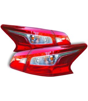 Tail Light Set For 16-19 Nissan Sentra; CAPA Certified