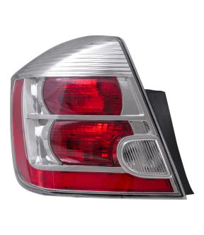 Left Driver Side Tail Light For 07-09 Nissan Sentra; CAPA Certified