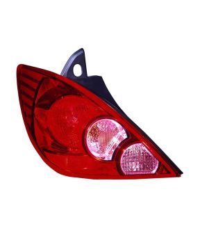 Left Driver Side Tail Light For 07-12 Nissan Versa; CAPA Certified