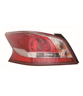 Left Driver Side Tail Light For 13-14 Nissan Altima; CAPA Certified