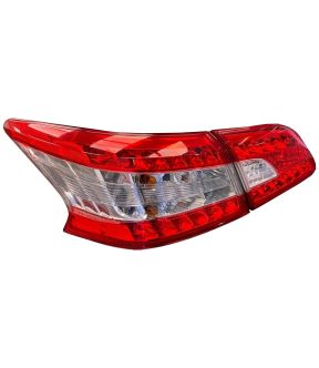 Left Driver Side Tail Light For 13-15 Nissan Sentra; CAPA Certified