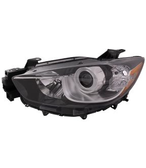 Left Driver Side Headlight For 13-16 Mazda CX-5; CAPA Certified