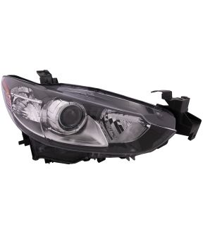 Right Passenger Side Headlight For 14-20 Mazda 6; CAPA Certified