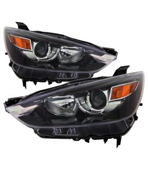 Headlight Set For 16-22 Mazda CX-3; CAPA Certified