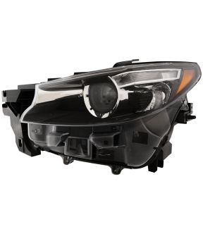 Left Driver Side Headlight For 16-23 Mazda CX-9; CAPA Certified