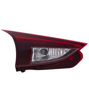 Left Driver Side Back Up Light For 14-18 Mazda 3; CAPA Certified