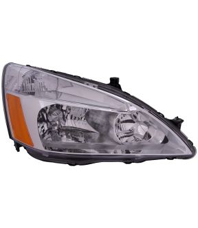 Right Passenger Side Headlight For 03-07 Honda Accord; CAPA Certified