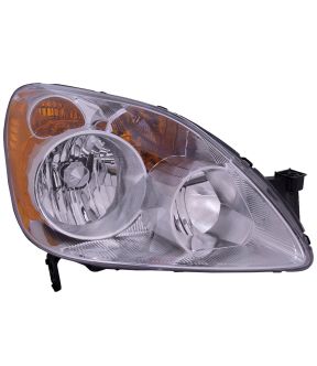 Right Passenger Side Headlight For 05-06 Honda CR-V; CAPA Certified