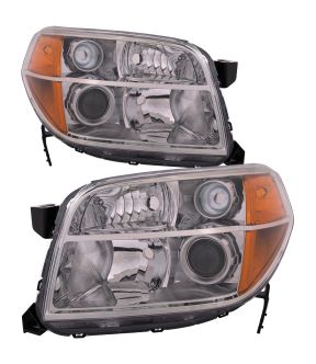 Headlight Set For 06-08 Honda Pilot; CAPA Certified