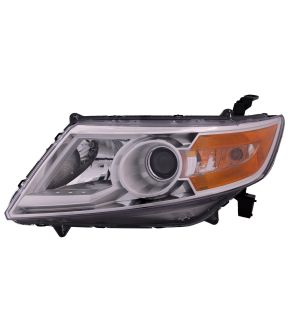 Left Driver Side Headlight For 11-13 Honda Odyssey; CAPA Certified