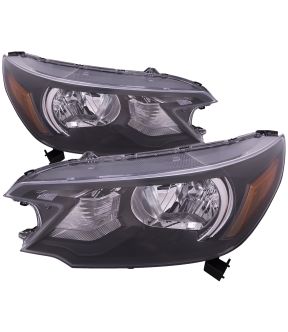 Headlight Set For 12-14 Honda CR-V; CAPA Certified