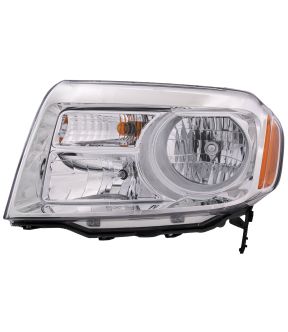 Left Driver Side Headlight For 12-15 Honda Pilot; CAPA Certified