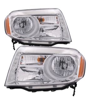Headlight Set For 12-15 Honda Pilot; CAPA Certified