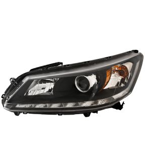 Left Driver Side Headlight For 13-15 Honda Accord; CAPA Certified