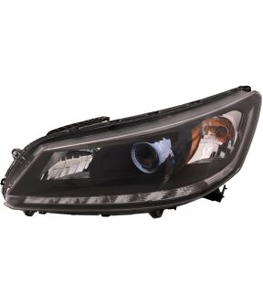 Left Driver Side Headlight For 14-15 Honda Accord; CAPA Certified