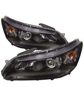 Headlight Set For 13-15 Honda Accord