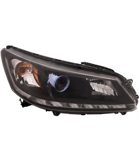 Right Passenger Side Headlight For 14-15 Honda Accord; CAPA Certified