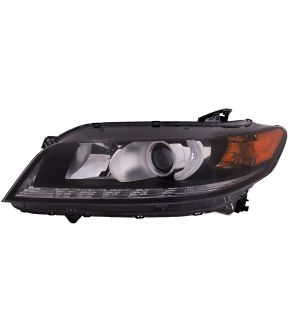 Left Driver Side Headlight For 13-15 Honda Accord; CAPA Certified