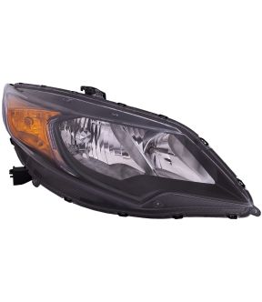 Right Passenger Side Headlight For 14-15 Honda Civic; CAPA Certified