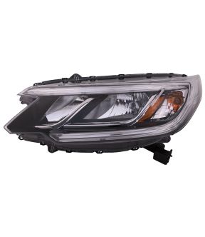 Left Driver Side Headlight For 15-16 Honda CR-V; CAPA Certified