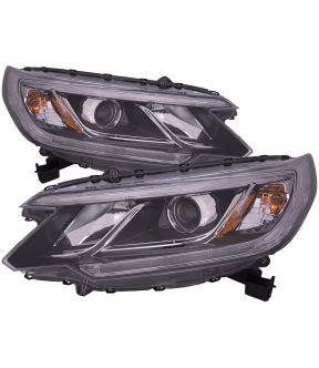 Headlight Set For 15-16 Honda CR-V; CAPA Certified