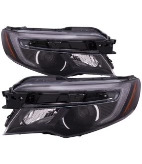 Headlight Set For 16-18 Honda Pilot, 17-20 Honda Ridgeline; CAPA Certified