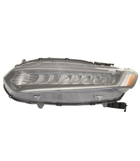 Left Driver Side Headlight For 18-20 Honda Accord; CAPA Certified