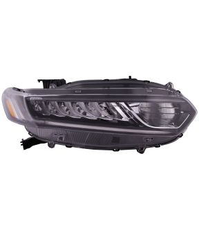 Right Passenger Side Headlight For 18-22 Honda Accord; CAPA Certified