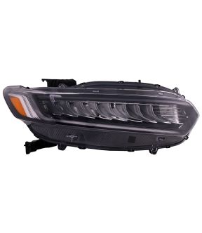 Right Passenger Side Headlight For 18-20 Honda Accord; CAPA Certified