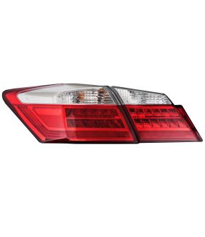 Left Driver Side Tail Light For 13-15 Honda Accord; CAPA Certified