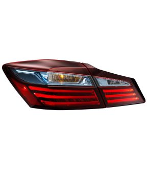Left Driver Side Tail Light For 16-17 Honda Accord; CAPA Certified