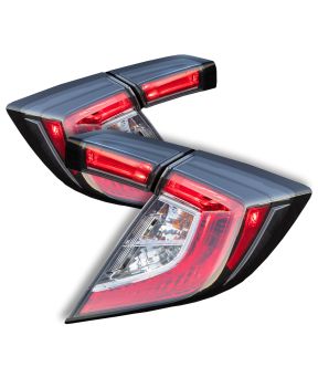 Tail Light Set For 17-21 Honda Civic