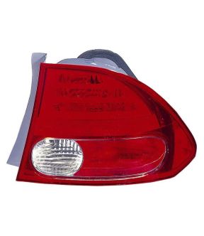 Right Passenger Side Tail Light For 06-08 Honda Civic; CAPA Certified