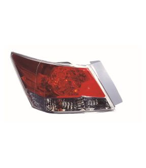 Left Driver Side Tail Light For 08-12 Honda Accord; CAPA Certified