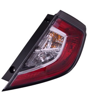 Right Passenger Side Tail Light For 17-21 Honda Civic; CAPA Certified